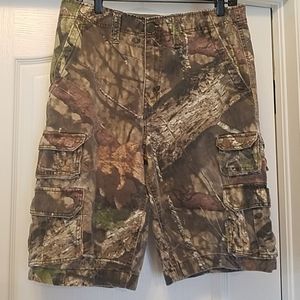Faded Glory Mossy Oak Camo Cargo Shorts